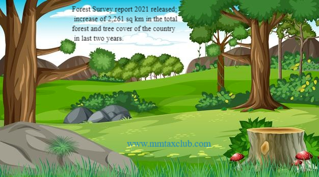Area-wise Madhya Pradesh has the largest forest cover in the country