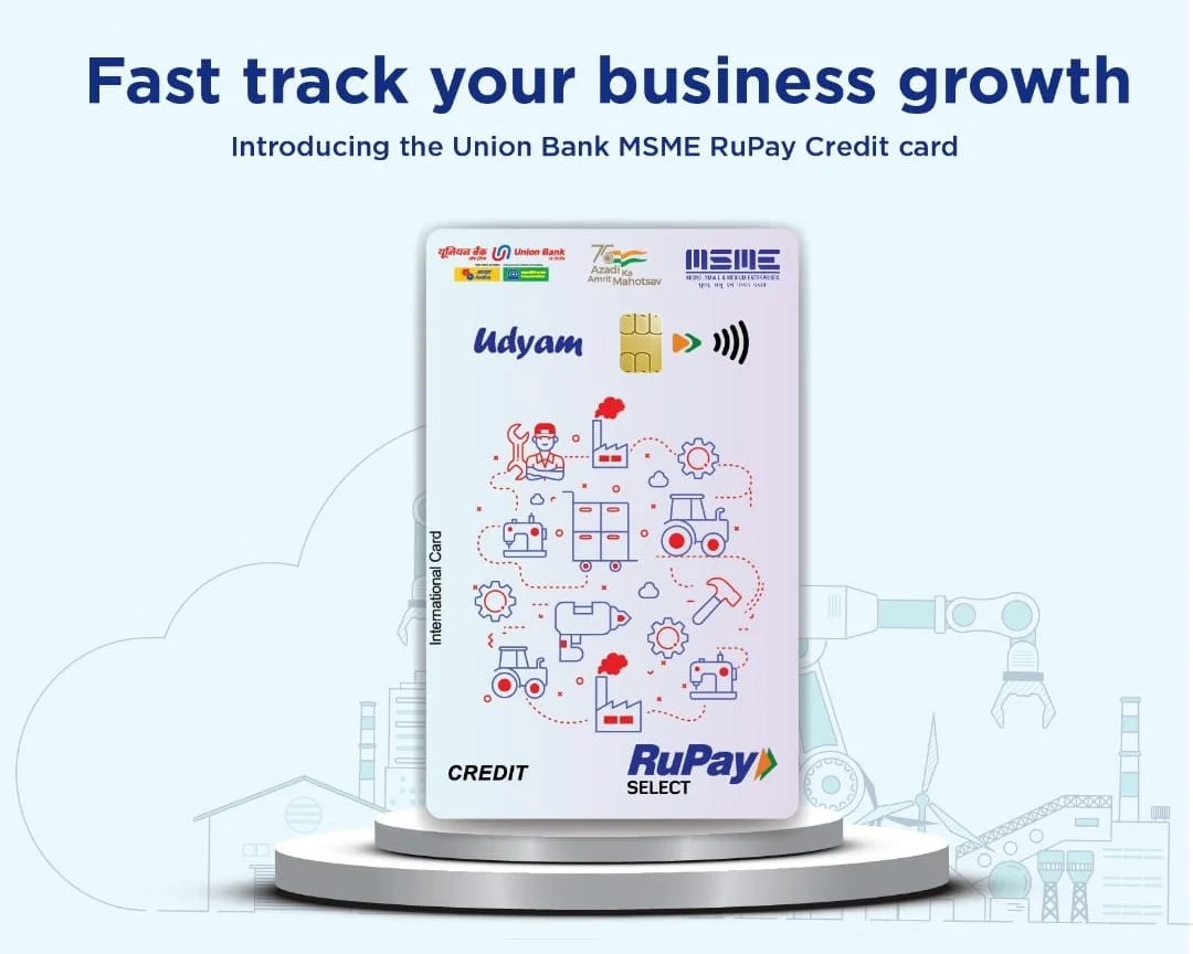 credit card for MSME, issued by UBI