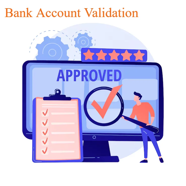 Bank account validation under GST